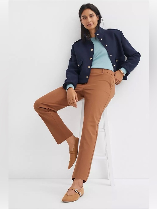 LOFT Pants - LOFT Riviera Slim Pants in Doubleweave